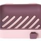 thumbnail image 2 of Toystoory Caja de jabonera montada en la pared Perforación libre Soporte de bandeja de drenaje de 2 capas Estante de almacenamiento para inodoro de baño Juegos de accesorios de baño Rosado Toystoory HA000549-04B, 2 of 6