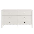 thumbnail image 6 of Dresser Drawer Chest, White, Wood, Hotel Bedroom, Modern Contemporary, HB37724, 6 of 10