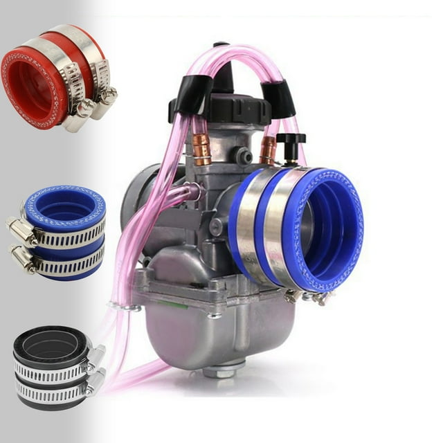 35mm Motorcycle Carburetor Intake Manifold for PWK28 30 KOSO - High-Performance Silicone Adapter with Improved Throttle Response