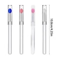 thumbnail image 3 of 5pc Ergonomic Handle Silicone Lip Brush Lip Balm Applicators Lipsticks Perfect For Daily Makeup And On Travel Touches Up, 3 of 9