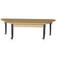 thumbnail image 2 of Wood Designs HPL3060TRPZA1829C6 Mobile Trapezoidal High Pressure Laminate Table with 20"-31" Adjustable Legs, 2 of 2