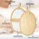 thumbnail image 5 of Esponja de lufa natural, paquete de 2 esponjas de lufa 100% natural para exfoliar el cuerpo, esponja de lufa exfoliante para mujeres y hombres, ideal para ducha, baño, spa Ormromra LRWJ609, 5 of 7