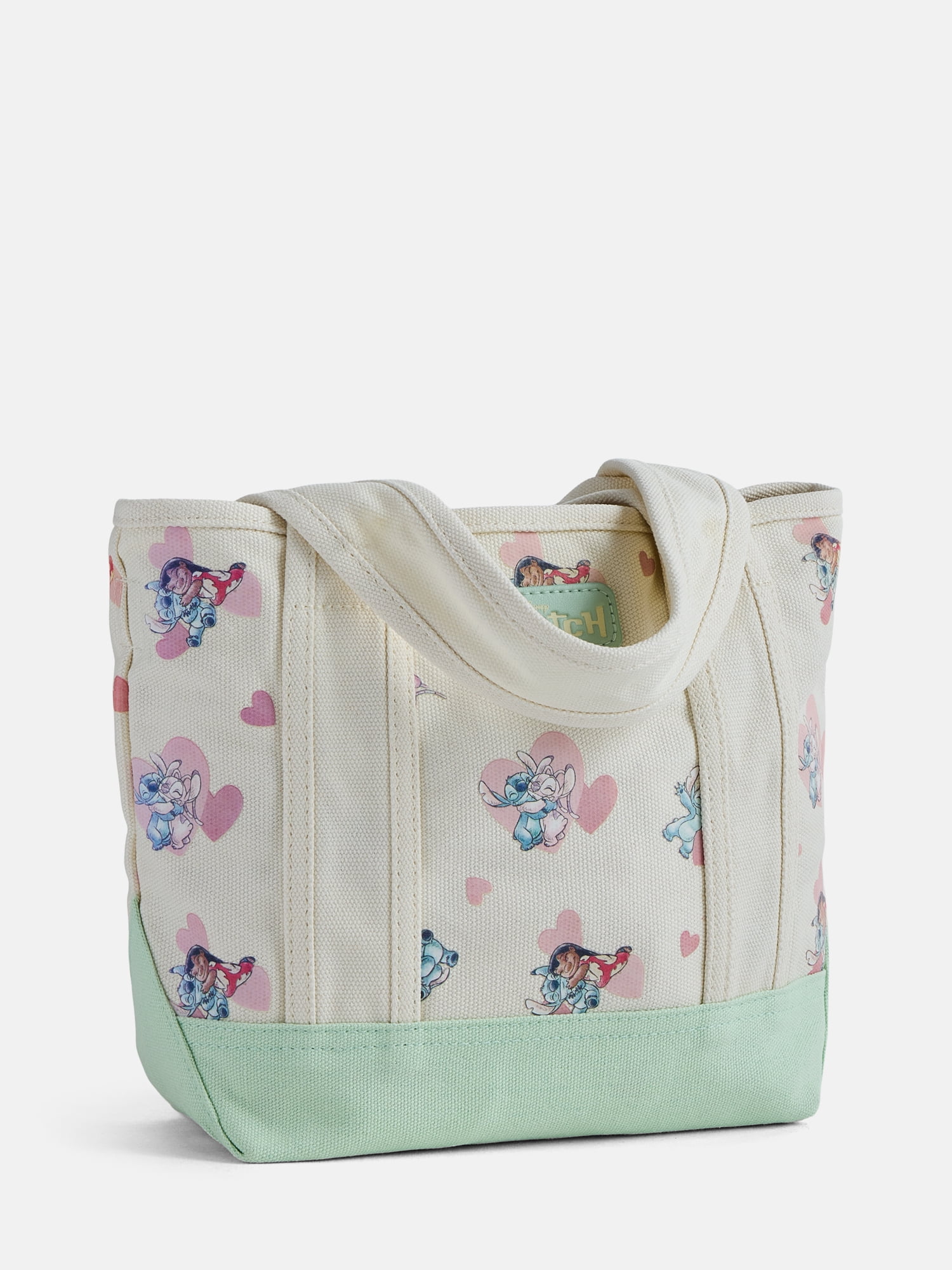 Disney Lilo and Stitch Women's Canvas Tote Bag, Blue