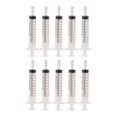 thumbnail image 1 of EeaseCA 10 Pcs 10ml Mini Tubes Liquides en Forme de Seringue Bouteilles Réutilisables Outils de sous-Emballage, 1 of 8