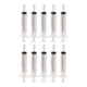 thumbnail image 1 of EeaseMX 10 tubos de líquido reutilizables con forma de mini jeringa de 10 ml, subpaquete de herramientas, 1 of 8