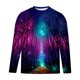 thumbnail image 4 of Blusas y camisas de manga larga con cuello redondo para hombre, blusas casuales de cuello redondo y manga larga, camisetas estampadas, blusas para hombre, 4 of 4