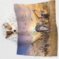 thumbnail image 6 of Yiaed Wildlife Protection Print Dog Blankets-Cat Blanket Washable for Couch Protection,Puppy Blanket, Soft Plush Reversible Throw Furniture Protector-Large, 6 of 8