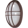 thumbnail image 2 of Nuvo 60-529 - 1 Light - 13" - Large Oval Cage Bulk Head - Die Cast Bulk Head, 2 of 2