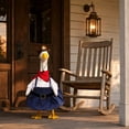 thumbnail image 2 of AZXY Porch Goose Outfit, Fits 23 Inch Porch Goose Statue, Goose Costume, Goose Clothes for Cement Plastic Goose, Duck Goose Clothing, Outdoor Sculpture Decor for Yard Patio Front Porch Garden, 2 of 8