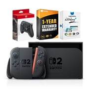 Nintendo Switch 2 Video Game Console with Pro Controller, MightySkins Code and 2 CPS Year