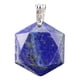 thumbnail image 2 of Lustre Suave Cristal Pulido Judía Facetada Forma de Hexagrama Colgante en apariencia de Collar Colgante Cyan Hugo Hexagram Stone DIY colgante, 2 of 6