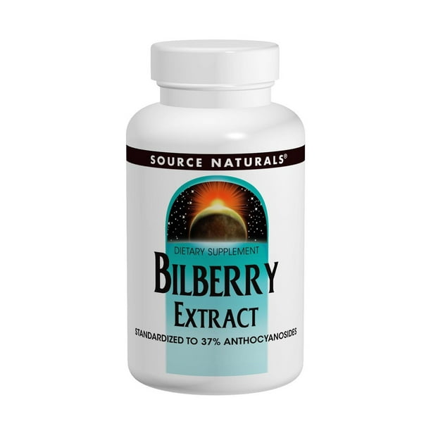 Bilberry Extract 50mg Source Naturals, Inc. 30 Tabs