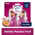 thumbnail image 3 of (5 pack) Glade PlugIns Scented Oil 5 Refills, Air Freshener, Vanilla Passion Fruit, Essential Oil Infused Wall Plug In, 3.35 FL oz, pack of 5, 3 of 19