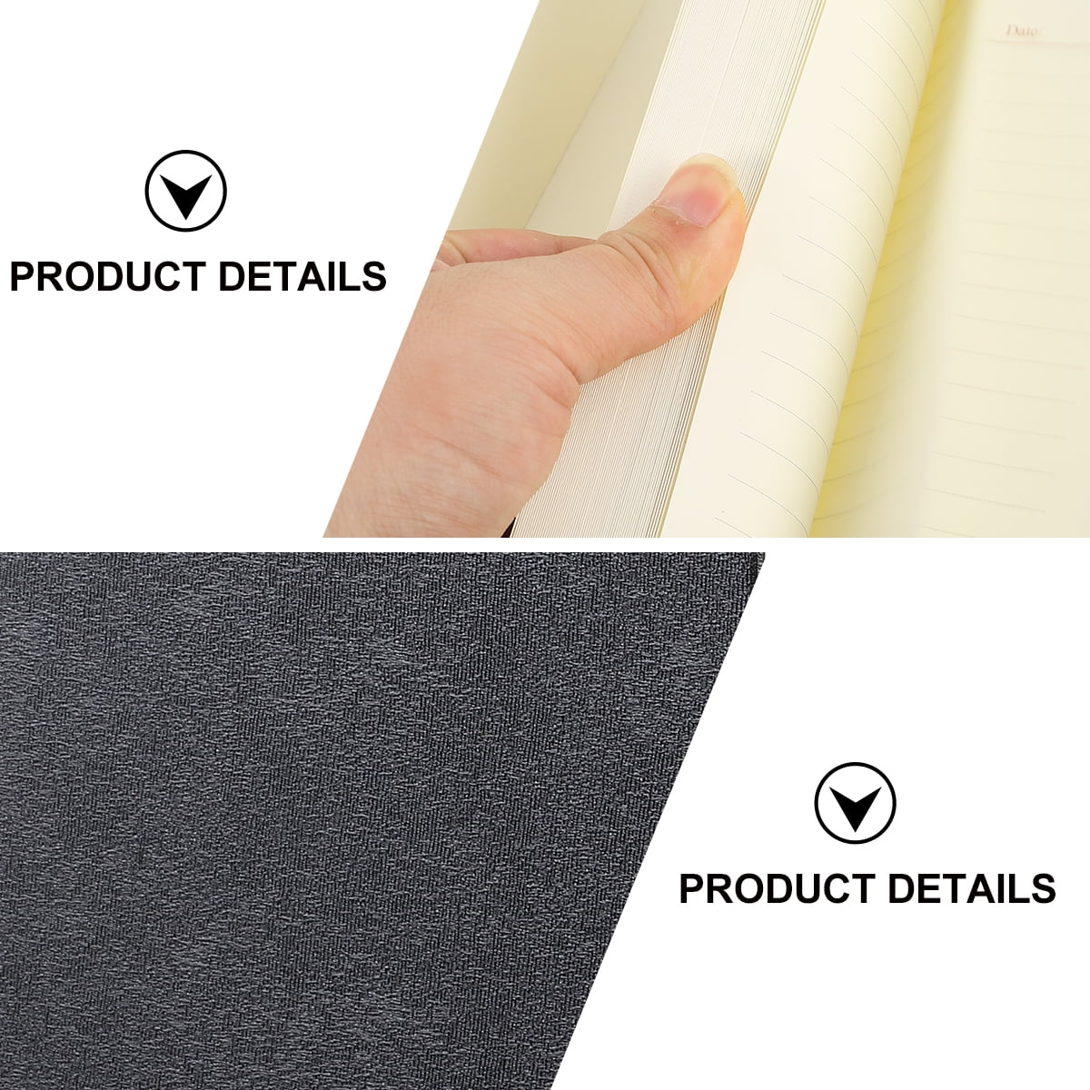 Raindrops A5 Hard Cover Journal Notebook - Notepad for Business, Students, and Personal Use