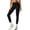 Black, variant on Women High Waist Butt Lift Yoga Leggings Tight Stretch Workout Pants Soft Compression for Gym Running Training Daily Casual