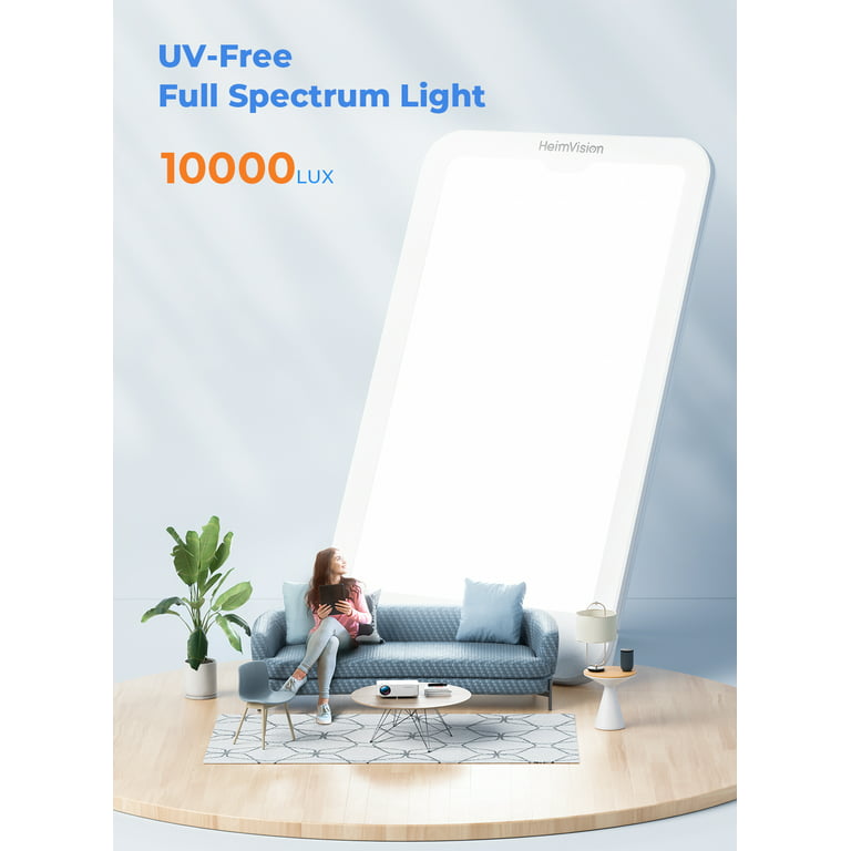 Arealer Light Therapy Lamp,Cool & Warm Light, UV-Free 10000 Lux