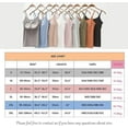 thumbnail image 5 of Camisole en Coton pour Femmes avec Soutien-Gorge Intégré - 2 en 1 Camisoles avec Soutien-Gorge Intégré - Camisoles avec Soutien-Gorge Intégré Réglable, 5 of 5