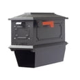 thumbnail image 5 of Kingston Curbside Mailbox with Newspaper tube and Sorrento front single mailbox mounting bracket, 5 of 7