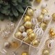 thumbnail image 4 of Adornos de bolas navideñas doradas, decoración transparente para árbol de Navidad, colgante de esferas navideñas para Año Nuevo 2024, 4 of 5