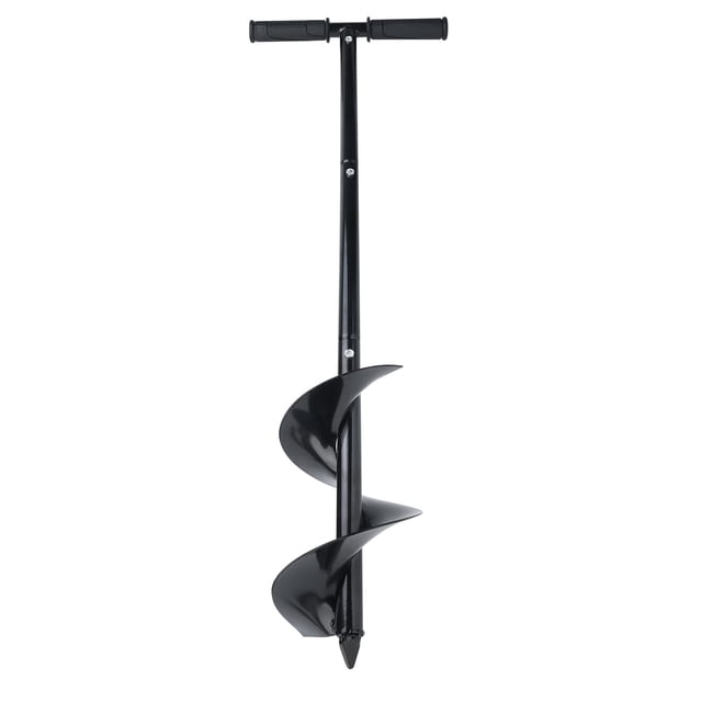 Broca manual con forma de barrena para patio y jardín, 15 x 85 cm, para plantar