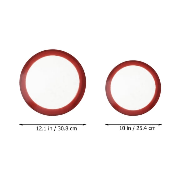 OFFIGAM Nonstick Baking Mat Silicone Pastry Mat Heatproof Baking Tool Use 2Pcs