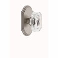 thumbnail image 2 of Grandeur Baguette Crystal Door Knob with Arc Plate, 2 of 6