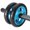 Blue, variant on 1pc ab roller wheel with dual-wheel design. Core strength trainer includes knee pad and non-slip handles. Portable home gym equipment. Ideal gift for men and women.