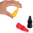thumbnail image 5 of Juego de 10 tapones de silicona para botellas de vino, de acero inoxidable con sello hermético, de amplia aplicabilidad que garantiza la frescura de todas las bebidas, 5 of 5