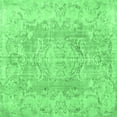 thumbnail image 1 of Ahgly Company Indoor Square Persian Emerald Green Traditional Area Rugs, 5' Square, 1 of 4