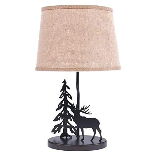 metal moose lamp