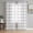 Blue, variant on Abstract Tile Motifs Sheer Curtains for Living Room Bedroom Light Blue Gray Minimalist Dotted Grid Sheer Curtains 54 Inch Long 2 Panels Set Light Filtering Curtain Window Treatments Drapes