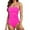 Red, variant on Swimming Women Elegant Piece Swimsuit for Women Strapless Bandeau Bathing Suit with Effect and Black XXL