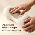thumbnail image 4 of Seyotauo Organic Buckwheat Cervical Neck Pillow, Neck Roll for Sleeping, Ergonomic Neck Support Bolster for Side & Back Sleepers, Firm Support Pillow for Neck Pain Relief & Spine Alignment, 4 of 8