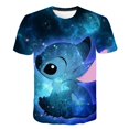 thumbnail image 2 of Disney Stitch camiseta niños verano dibujos animados Top camiseta moda niños niñas 3D impresión linda camiseta Bottoming Boys Disney Stitch T14T Gao Jinjia LED, 2 of 2