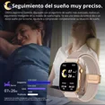 thumbnail image 2 of Colmi C8max Dorada 1.93'' Reloj Inteligente Monitoreo De Estrés Y Sueño Llamadas De Voz Lectura De Mensajes Smartwatch Deportivo Para Hombre Y Mujer Correas De Silicona Y Magnéticas Carga Inalámbrica, 2 of 8