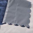 thumbnail image 5 of 2 Piece Elegant Faux Silk Dual Color Splicing Sheer Window Valance,Rod Pocket Curtain for Kitchen, Café, Dining, and Bathroom Decor, 5 of 5