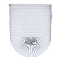 Cordless No-Drill Adjustable Window Blinds, Temporary Stick-On Pleated Paper Shades for Privacy & Light Control, UV Protection Easy to Cut & Install for Nursery Bedroom Bathroom