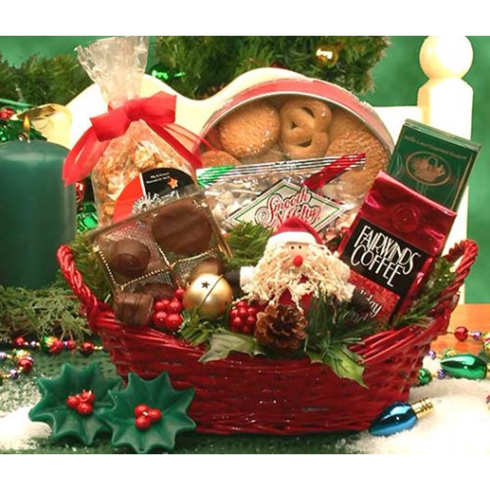 Organic Stores Gift Baskets Holiday Gift Basket, Christmas Cookies and
