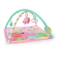Bright Starts Fanciful Flowers Baby Activity Gym and Play Mat Pink