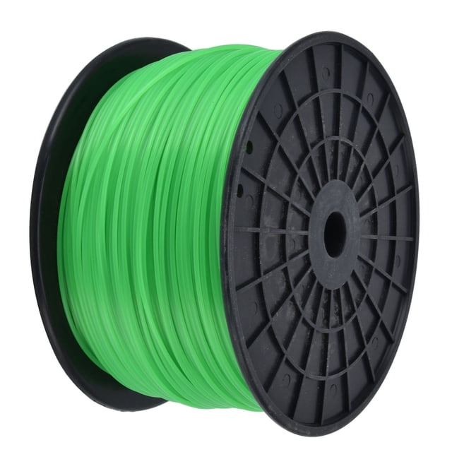 Hilo de Desbrozadora, Carrete de Hilo para Cortacésped Verde, Línas Circulares de 2 mm, Cortacesped de Alta Eficiencia, Fácil Montaje, Material Duradero