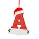 thumbnail image 1 of CAIROYAR Adornos para árbol de Navidad con letras en inglés para decoración de fiestas colgantes, 1 of 7