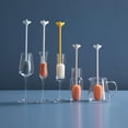 thumbnail image 5 of Cepillos de esponja [juego de 6], cepillo para botellas de agua con mango, cepillos de limpieza giratorios para biberones de cuello estrecho, biberones, vasos y vasos, 5 of 5