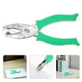 thumbnail image 7 of Raindrops Green Plastic and Stainless Steel re Punch for DIY and Scrapbooking, 7 of 7