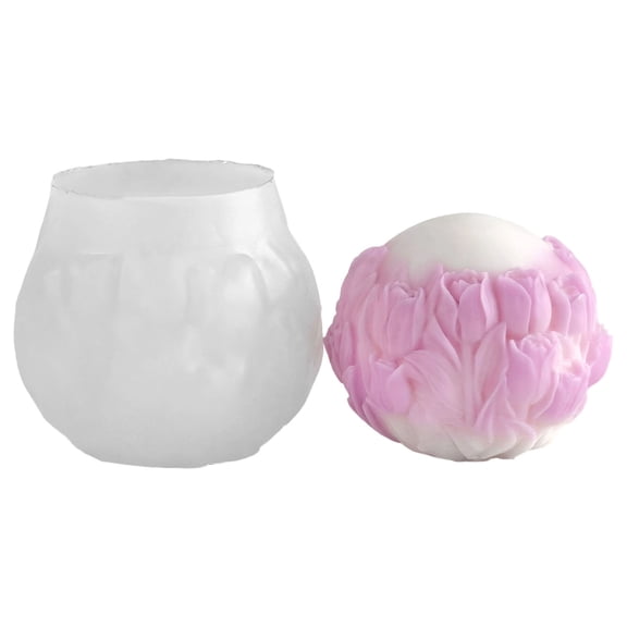 Sphere Shape Flower Silicone Mold Grade Silicone Baking Mould For Soap Chocolate and Resin Casting