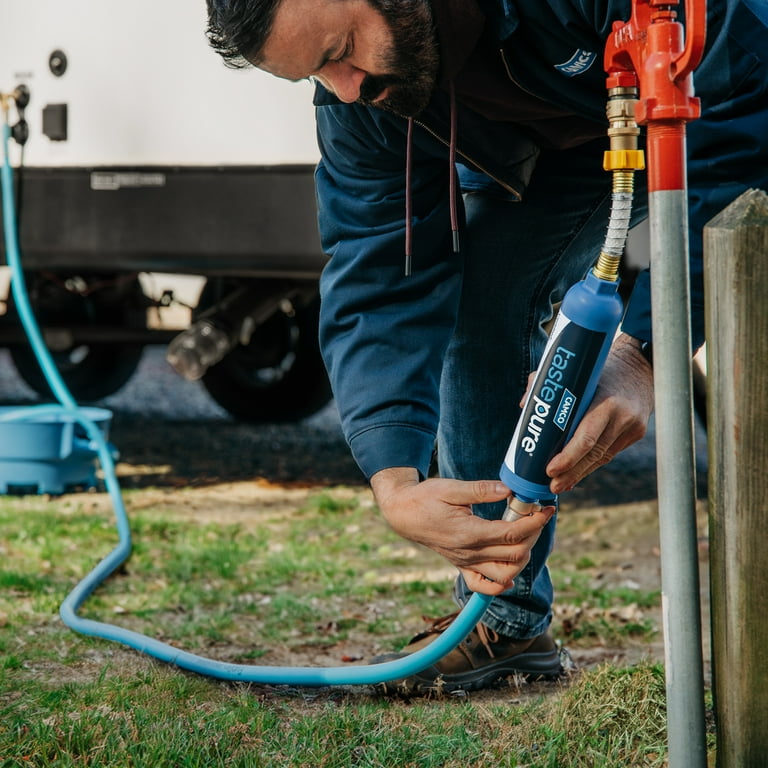 Camco TASTEPURE RV Water Filter - High Flow Drinking & Camping