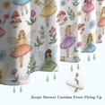 thumbnail image 6 of Colorful Fairy Flower Pattern Shower Curtain 72"x84" ,Bathroom Decorative Shower Curtains Set with 12 Hooks,Modern Waterproof Washable Shower Curtain, 6 of 6