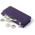 thumbnail image 5 of Compatible with iPhone 11 Wallet Case,Detachable 2 in 1 Magnetic [9 Card Slots] Removable Wrist Strap Zipper Wallet Shockproof Kickstand Multi-Function PU Leather Case for iPhone 11,6.1" Purple, 5 of 16