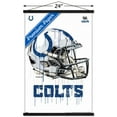 thumbnail image 3 of NFL Indianapolis Colts - Drip Helmet 20 Wall Poster with Wooden Magnetic Frame, 22.375" x 34", 3 of 3