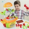 Pinkpaopao 2 In 1 Travel Suitcase Workbench Set For Children Pretend Play Kit Tool Toys