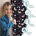 thumbnail image 3 of Blackout Kids Curtains,Black Cartoon Unicorn Rainbow Childrens Insulated Curtains Set Of 2,Bedroom Essentials,Toddler Room Decor 42"x84", 3 of 5